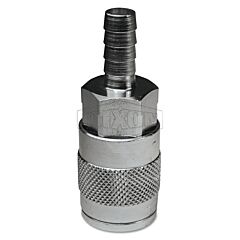 Dixon Valve 4Fs4 Dqc F-Series Industrial Manual Coupler Standard Hose Barb, 1/2 In, Steel