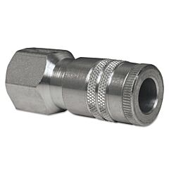 Dixon Valve Dc26 Air Chief Industrial Semi-Auto Coupler, Pipe Thread, 3/8 In Body Size, 3/8 In (Npt) F, Steel