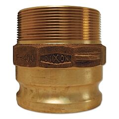 Dixon Valve 200-F-Al Andrews/Boss-Lock Type F Cam And Groove Adapters, 2 In X 2 In Npt Male, Aluminum