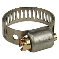 Dixon Valve Mh6 Mh Series Miniature Worm Gear Clamp, 7/16 In To 25/32 In Hose, 5/8 In Dia, 5/16 In W, Sae 300 Series Stainless Steel