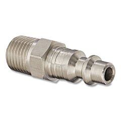 Dixon Valve D2M2-S Df-Series Pneumatic Threaded Plug, 1/4 In X 18 Nptf, 1/4 In Body, 303 Stainless Steel, Male