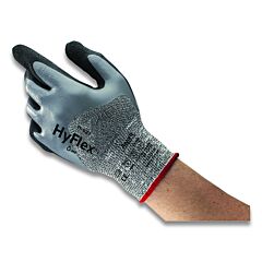Hyflex 11-927-6 11-927 Oil And Cut Resistant Gloves, Size 6, Gray/Black