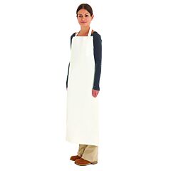 Ansell 95-192-2 Alphatec 56-800 Series Apron, 34 In W X 50 In L, Polyurethane, White