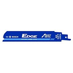 Bosch Recm6X2 Edge Recip Saw Blades, 6 In, 14/18 Tpi, Heavy Metals, 5/Pk