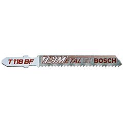 Bosch T118Bf Bi-Metal Jigsaw Blades, 3 5/8 In, 11-14 Tpi