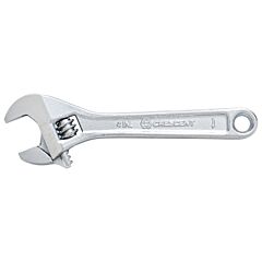 Crescent Ac210Bk Adjustable Chrome Wrench, 10 In Oal, 1-5/16 In Opening, Chrome Plated