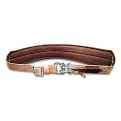 Klein Tools 5426Xl Padded Leather Quick-Release Belt, Xl, Tan