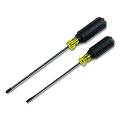 Klein Tools 85742 Cushion-Grip Screwdriver Set, 1/4 In Keystone, #2 Phillips