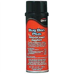 Questvapco 458001 Bug Ban Plus Insect Repellent, Case Of 12 - 6.5 Oz Aerosol Cans