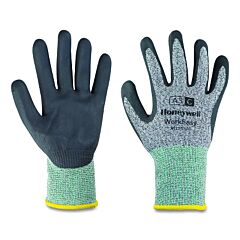Honeywell We23-5313G-8/M Workeasy Gloves, 5313G, Nitrile Palm Coating, Medium, Gray/Green