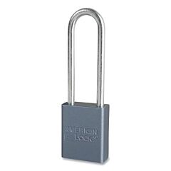 American Lock A32Ka-S00013 Solid Aluminum Padlock, 1/4 In Dia, 3 In L, 3/4 In W, Silver, Keyed Alike, Keyed - S00013