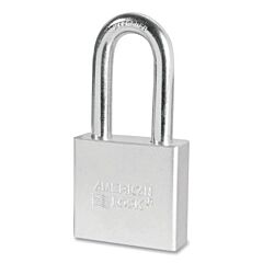 American Lock A5260Ka-22427 Solid Steel Padlock, 3/8 In Dia, 1-1/8 In L, 3/4 In W, Silver, Keyed Alike, Keyed - 22427
