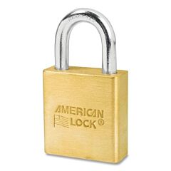 American Lock A5560Ka-22555 Solid Brass Padlock, 5/16 In Dia, 1-1/8 In L, 3/4 In W, Keyed Alike, Keyed - 22555