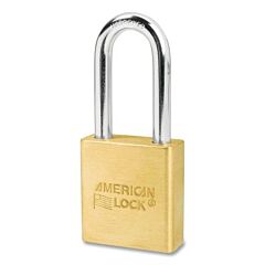 American Lock A5561Ka-24245 Solid Brass Padlock, 5/16 In Dia, 2 In L, 3/4 In W, Keyed Alike, Keyed - 24245
