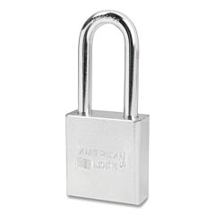 American Lock A6201Ka-84324 Solid Steel Padlock, 5/16 In Dia, 2 In L, 3/4 In W, Keyed Alike, Keyed - 84324