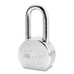 American Lock A701Ka-34875 Solid Steel Padlock, 7/16 In Dia, 2 In L, 15/16 In W, Silver, Keyed Alike, Keyed - 34875