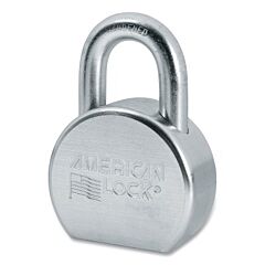 American Lock A702Ka-53757 Solid Steel Padlock, 7/16 In Dia, 1-1/16 In L, 15/16 In W, Silver, Keyed Alike, Keyed - 53757