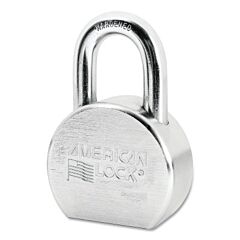 American Lock A706Ka-80375 Solid Steel Padlock, 7/16 In Dia, 1-1/16 In L, 15/16 In W, Silver, Keyed Alike, Keyed - 80375