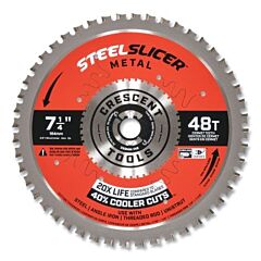 Crescent Csbmm-748 Steelslicer Metal Circular Saw Blade, 5/8 In Dia Arbor, 48 Teeth, 7-1/4 In Dia Blade, 5 Ea/Pk
