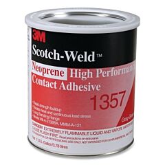 3M 021200-19894 Neoprene High Performance Contact Adhesives 1357, 1 Gal, Can, Gray/Green