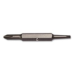 Klein Tools 32397 Multi-Bit Screwdrivers/Nut Drivers Double-End Replacement Bit, 3 In Oal, #2 Phillips And #1 Square