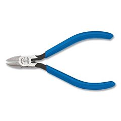 Klein Tools D257-4 Midget Standard-Nose Diagonal Cutters, 4 3/16 In, Bevel