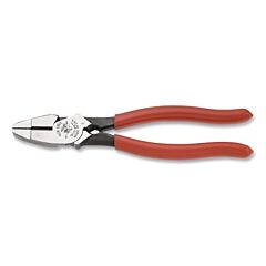 Klein Tools Hd213-9Neth Lineman'S Both-Thread Holding Pliers, New England Nose, 9 1/4 In Length, 25/32 In Cut, Plastic-Dipped Handle