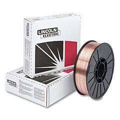 Lincoln Electric Ed028676 Superarc L-56 Mig Wire, 0.035 In Dia, 12.5 Lb Plastic Spool, Copper Coated Mild Steel