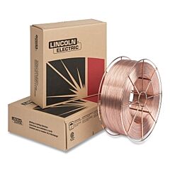Lincoln Electric Ed031915 Superarc L-50 Mig Wire, 0.045 In Dia, 44 Lb Steel Spool, Copper Coated Mild Steel