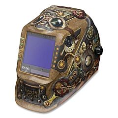 Lincoln Electric K3428-4 Viking 3350 Series Welding Helmet, Shade 5 To 13, Steampunk™, 3.74 In X 3.34 In Window