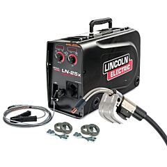 Lincoln Electric K4266-2 Ln-25X W/Tvt K126 Pro One-Pak Wire Feeder, 450 A, 15 To 110 V, 2 Rolls, Portable