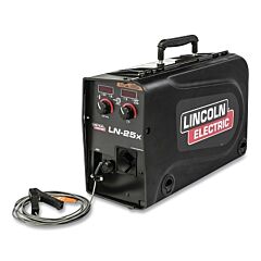 Lincoln Electric K4267-3 Ln-25X W/Crosslinc And Tvt Wire Feeder, 450 A, 15 To 110 V, 2 Rolls, Portable