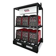 Lincoln Electric K4277-2 Flextec 350X Construction 6-Pack Rack, 425 A, 380 To 575 V