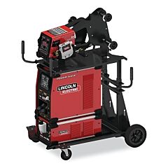 Lincoln Electric K4650-4 Hyperfill Reveal Power Feed 84 Dual Ready-Pak Multi-Process Welder, Single Cart, 550 A, 15 Ft L Cable, 40 V