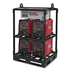 Lincoln Electric K4726-1 Flextec 350X Powerconnect 4-Pack Rack, 350 A, 200 To 575 V