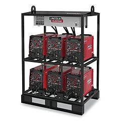 Lincoln Electric K4727-1 Flextec 350X Powerconnect 6-Pack Rack, 350 A, 200 To 600 V