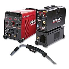 Lincoln Electric K4935-2 Flextec 350X Powerconnect / Activ8X Pipe One-Pak Multi-Process Welder, 425 A, 200 To 600 V