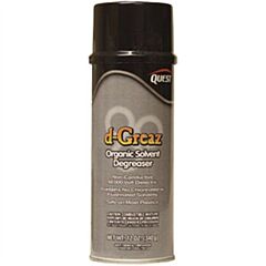 Questvapco 500001 D-Greaz Organic Solvent Degreaser, Case Of 12 - 12 Oz Aerosol Cans