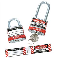 Brady 50280 Padlock Lockout Labels