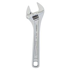Channellock 808W-Clam Adjustable Wrenches, 8 In Long, 1.18 In Opening, Chrome