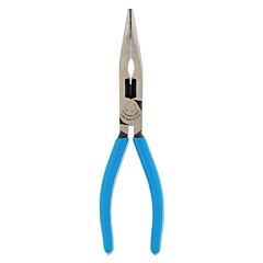 Channellock E388-Bulk Long Nose Pliers Angled, Angled Needle Nose, High Carbon Steel, 9 5/8 In