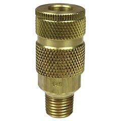 Coilhose Pneumatics 145 Coilflow Aro Interchange Series Couplers, 3/8 In (Npt) M, Brass