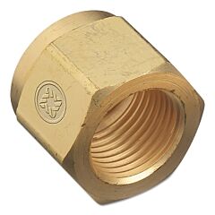Western Enterprises 13-2 Regulator Inlet Nut, Nitrous Oxide, Brass, Cga-326