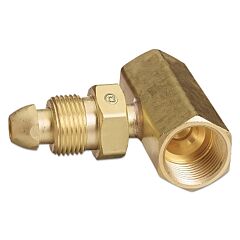Western Enterprises 680-2 Regulator Inlet Nut, Inert Gas, Brass, Cga-680, 1.04 In To 14 Ngo, Rh Male