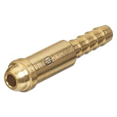 Western Enterprises Aw-16B Inert Arc Nipple, 200 Psig, Brass, 1-13/32 In, 1/8 In Hose Id