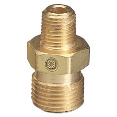 Western Enterprises B-22 Male Npt Outlet Adaptor For Manifold Pipelines, Brass, Carbon Dioxide, 1/2 In Npt
