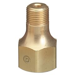 Western Enterprises B-70 Male Npt Outlet Adaptor For Manifold Pipelines, 3000 Psig, Brass