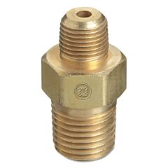 Western Enterprises B-6-4Hp Pipe Thread Reducer Bushings, Brass, 1/4 In (Npt); 3/8 In (Npt)