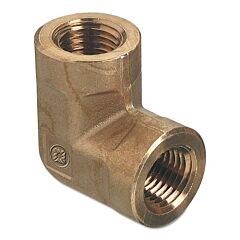 Western Enterprises Bel-4-4Lp Pipe Thread Elbows, Connector, 1,000 Psig, Brass, 1/4 In (Npt)