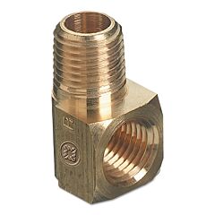 Western Enterprises Bl-8Hp Pipe Thread Elbows, Connector, 3,000 Psig, Brass, 1/2 In (Npt)